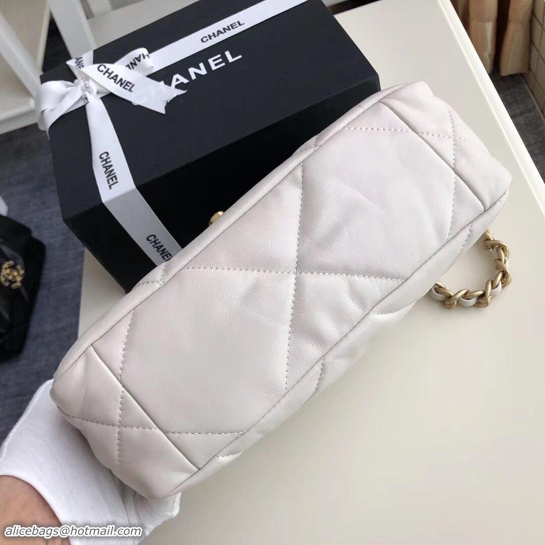 Fashion Discount Chanel Original Soft Leather Chain Bag CC9237 White