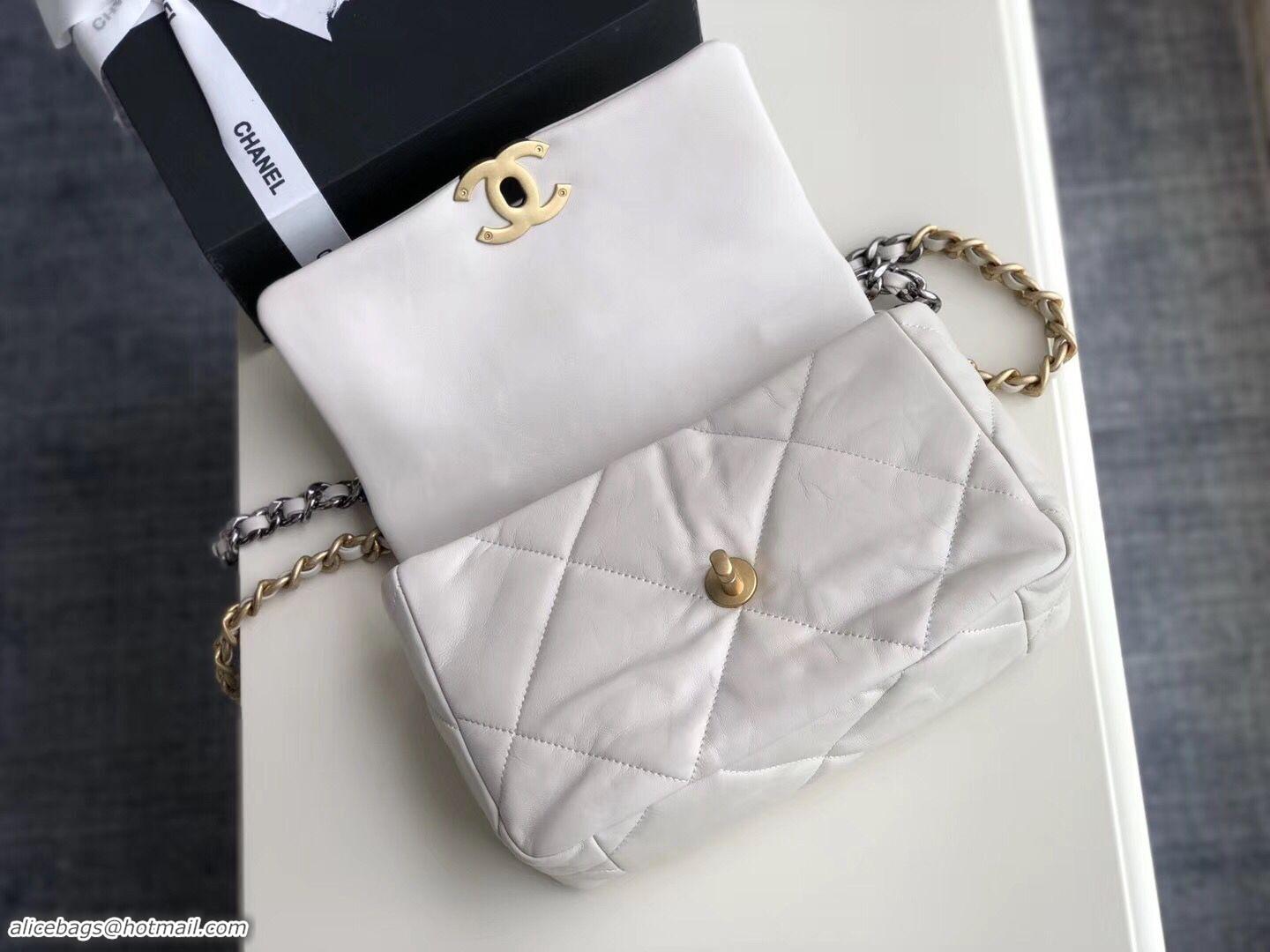 Fashion Discount Chanel Original Soft Leather Chain Bag CC9237 White