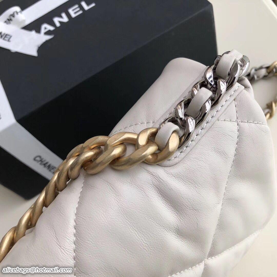 Fashion Discount Chanel Original Soft Leather Chain Bag CC9237 White