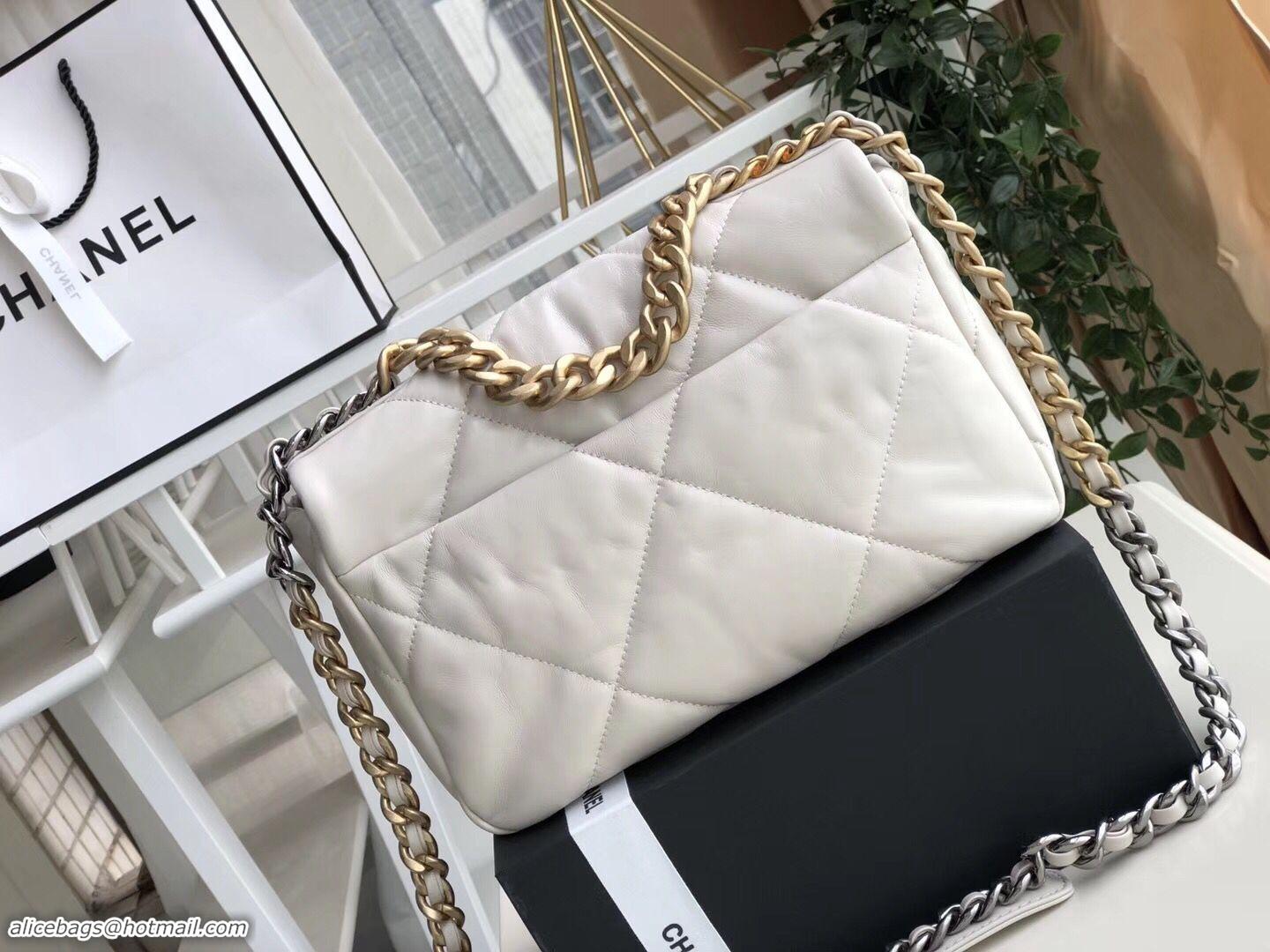 Fashion Discount Chanel Original Soft Leather Chain Bag CC9237 White