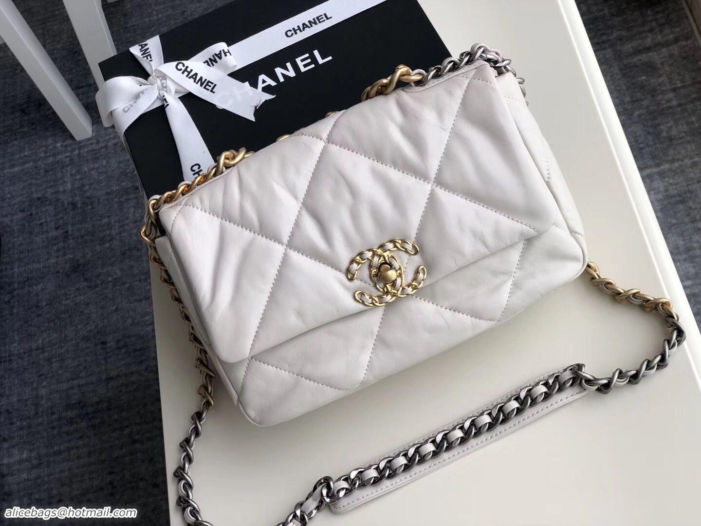 Fashion Discount Chanel Original Soft Leather Chain Bag CC9237 White