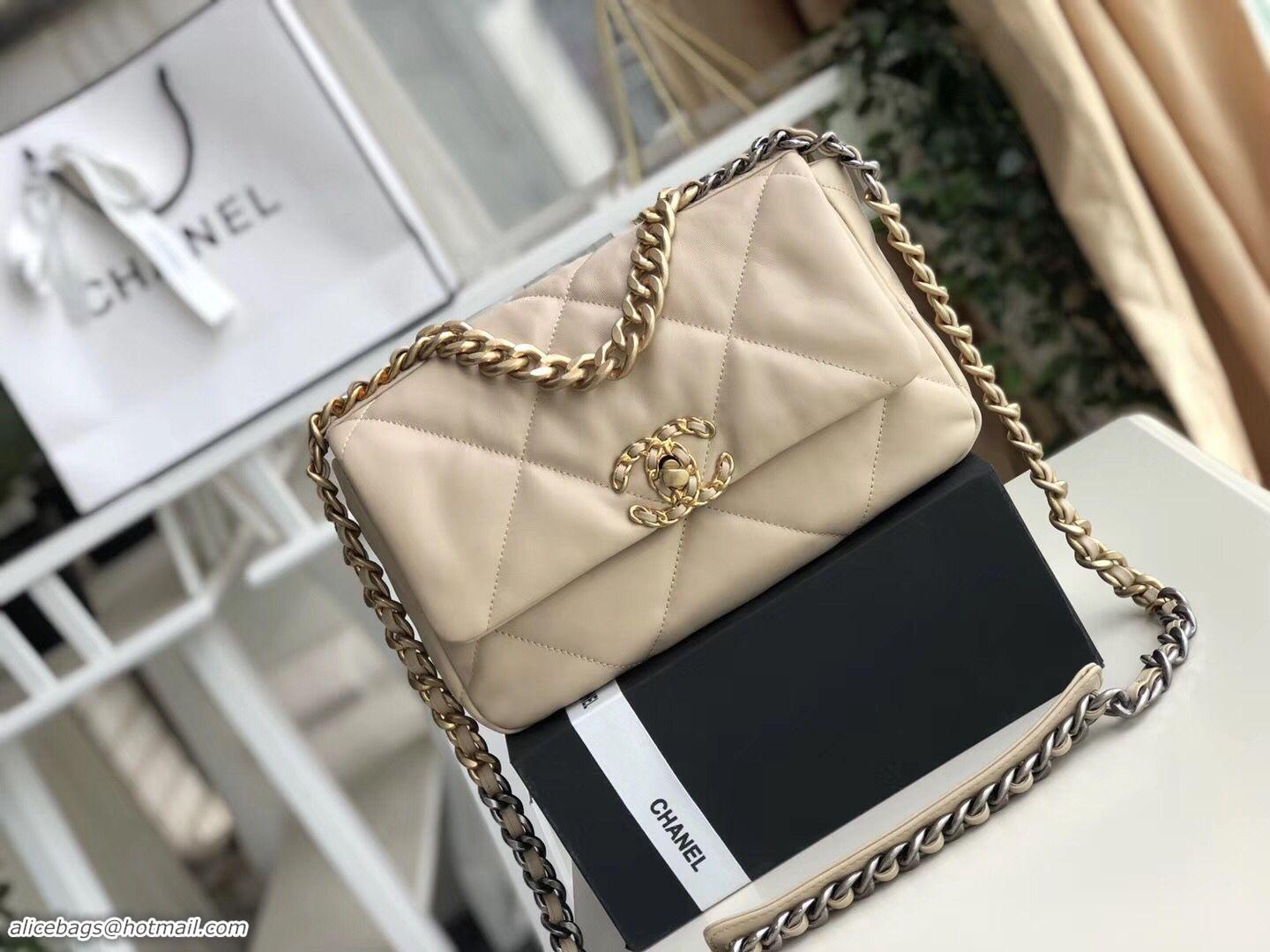 Low Price Chanel Original Soft Leather Chain Bag CC9237 Cream