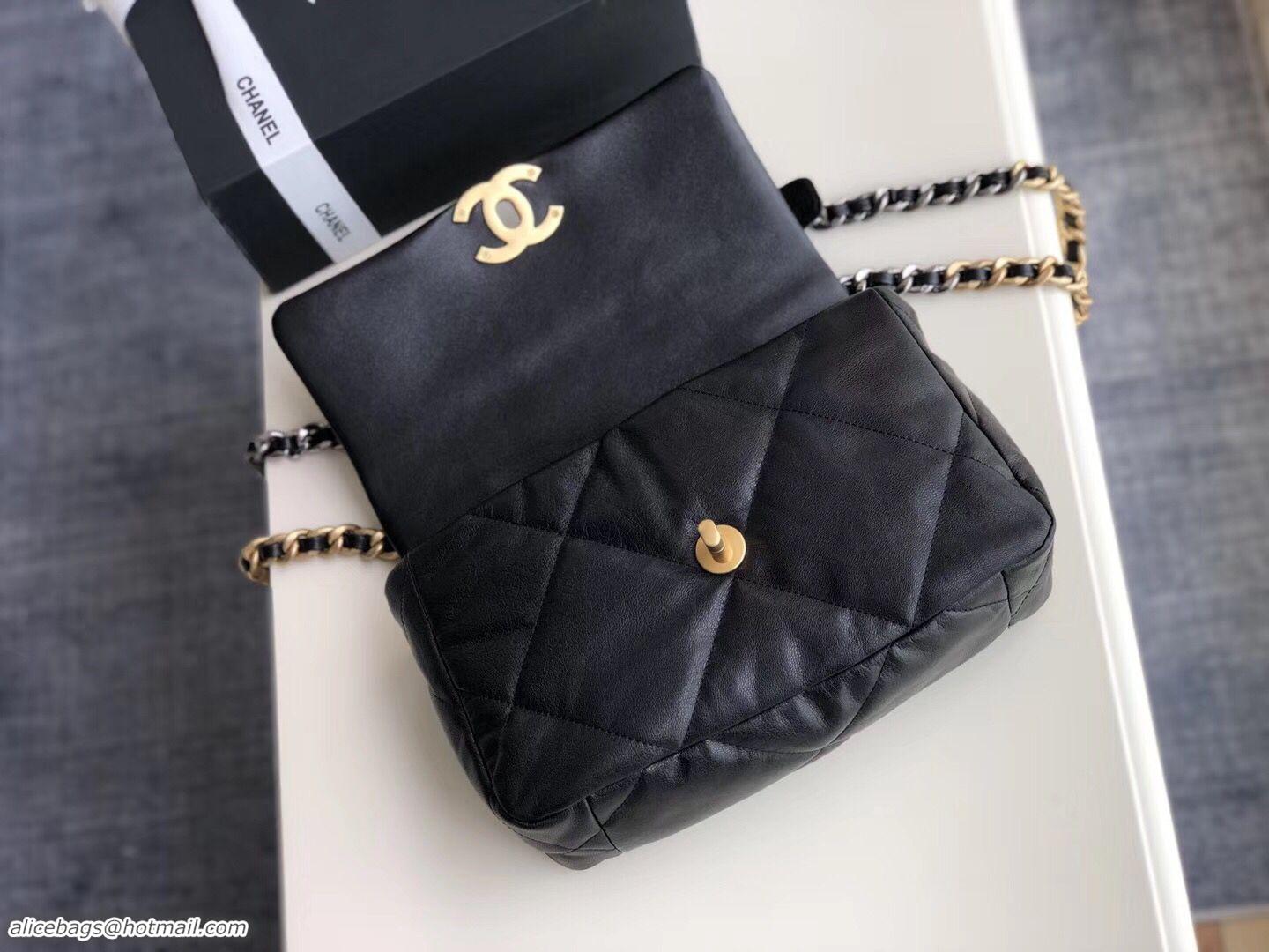 Grade Quality Chanel Original Soft Leather Chain Bag CC9237 Black