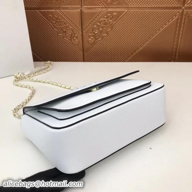 Good Looking Prada Calf leather shoulder bag 3011 white