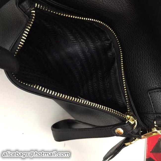 Best Price Prada Calf leather shoulder bag 66138 black