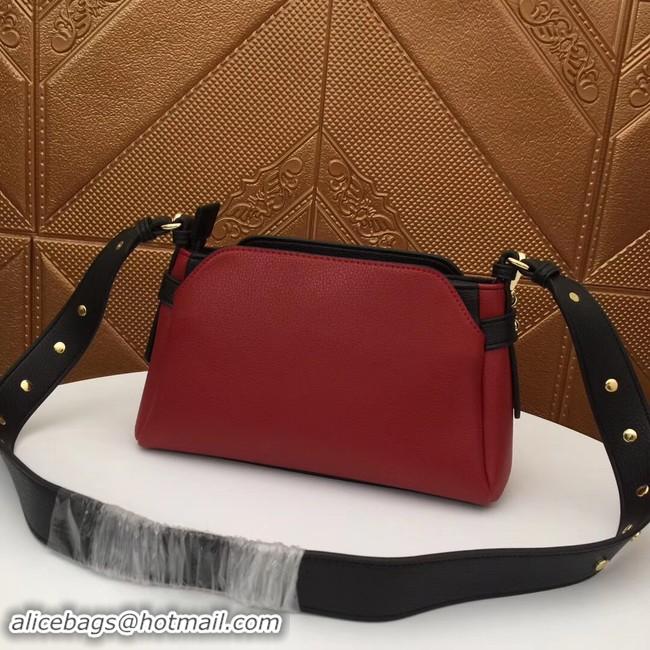 Luxury Classic Prada Calf leather shoulder bag 2032 red