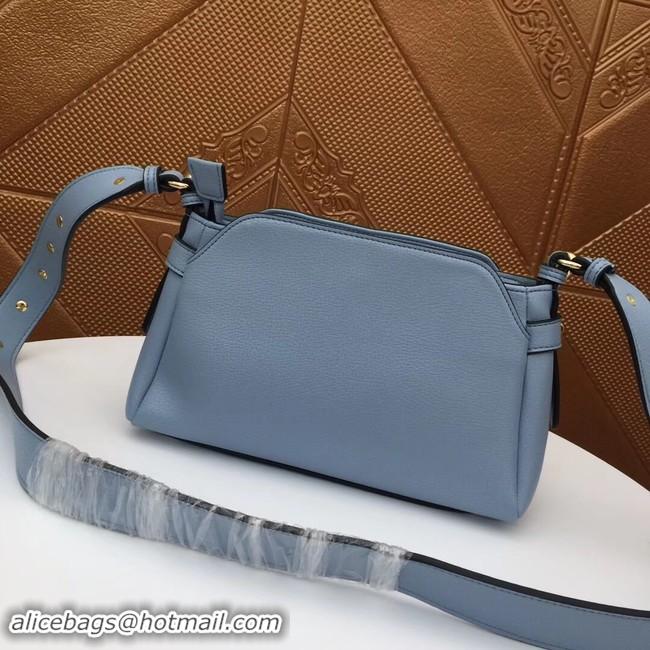 Grade Quality Prada Calf leather shoulder bag 2032 light blue