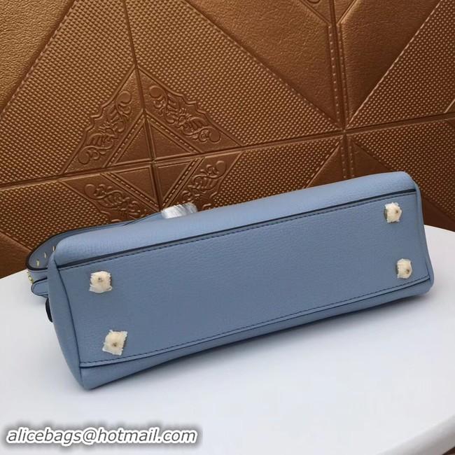 Grade Quality Prada Calf leather shoulder bag 2032 light blue