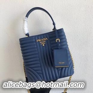 Classic Specials Prada Double Saffiano Original Calfskin Leather Bag 1BA212 Blue