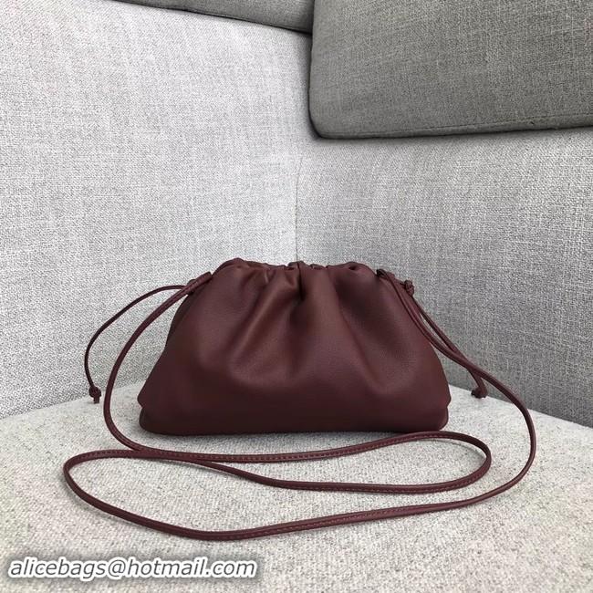 Luxury Bottega Veneta Sheepskin Handble Bag Shoulder Bag 1189 Crimson