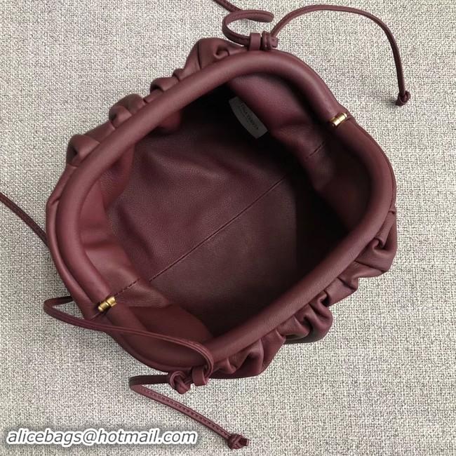 Luxury Bottega Veneta Sheepskin Handble Bag Shoulder Bag 1189 Crimson