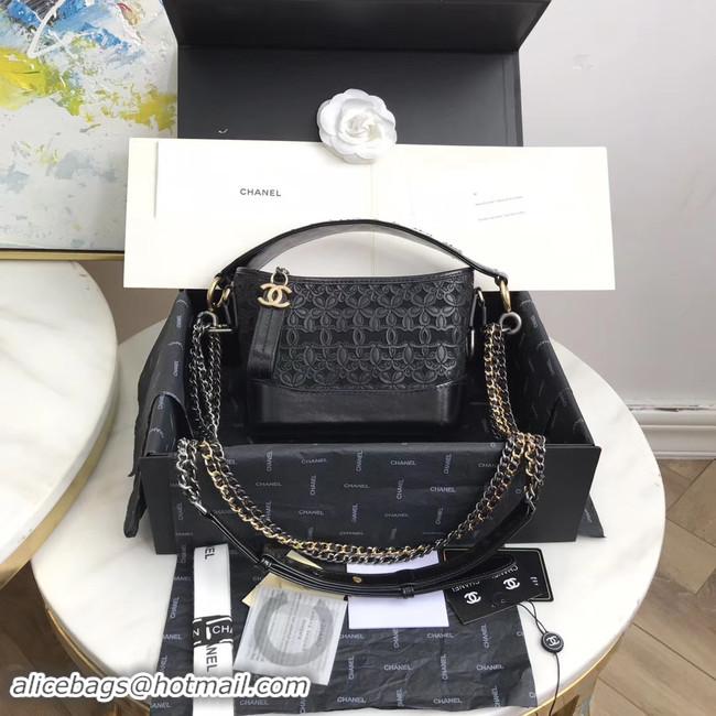 Top Quality Chanel gabrielle small hobo bag A0865 black