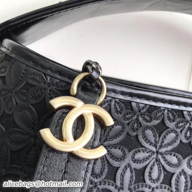 Top Quality Chanel gabrielle small hobo bag A0865 black