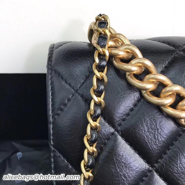 Inexpensive Chanel Small flap bag AS0784 black