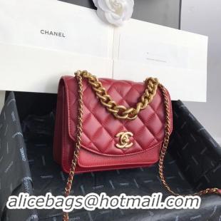 Low Cost Design Chanel Small flap bag AS0784 red