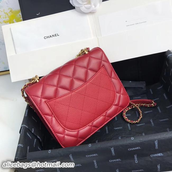 Low Cost Design Chanel Small flap bag AS0784 red