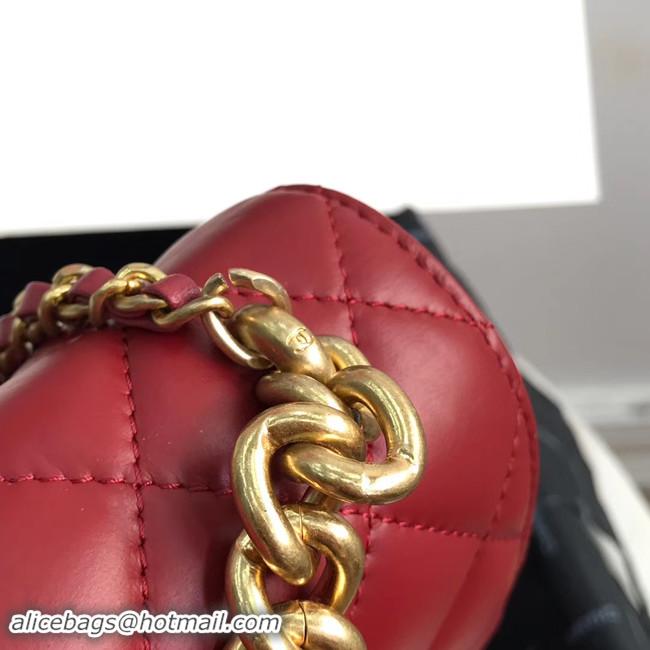 Low Cost Design Chanel Small flap bag AS0784 red