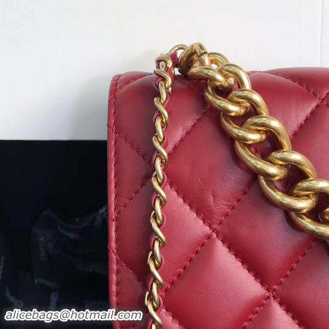 Low Cost Design Chanel Small flap bag AS0784 red