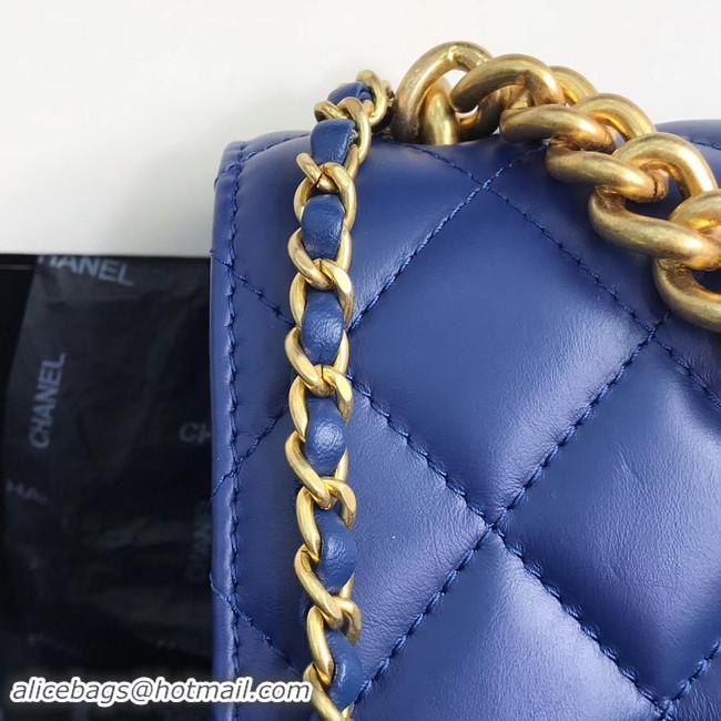 Buy Cheap Chanel Small flap bag AS0784 blue