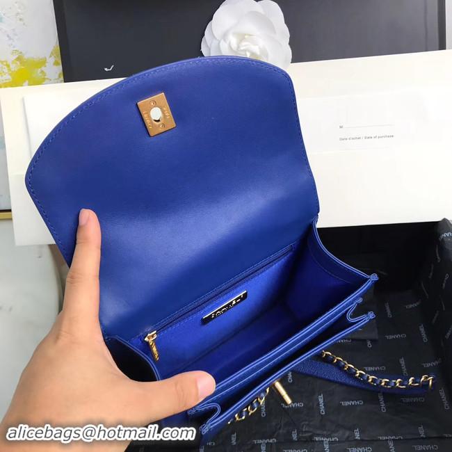 Buy Cheap Chanel Small flap bag AS0784 blue