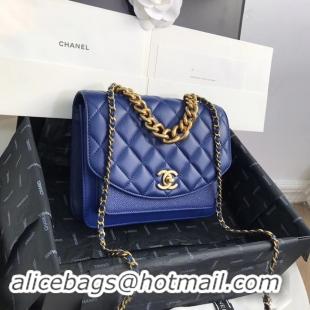 Low Price Chanel Small flap bag AS0785 Blue