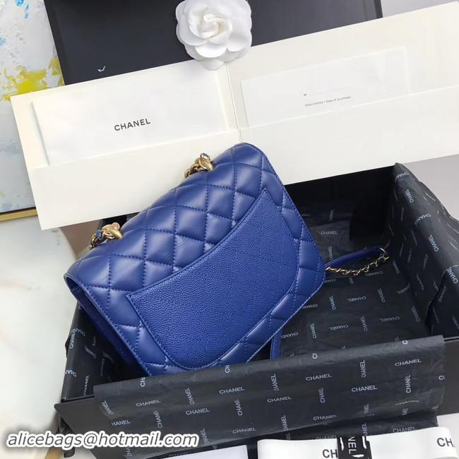 Low Price Chanel Small flap bag AS0785 Blue