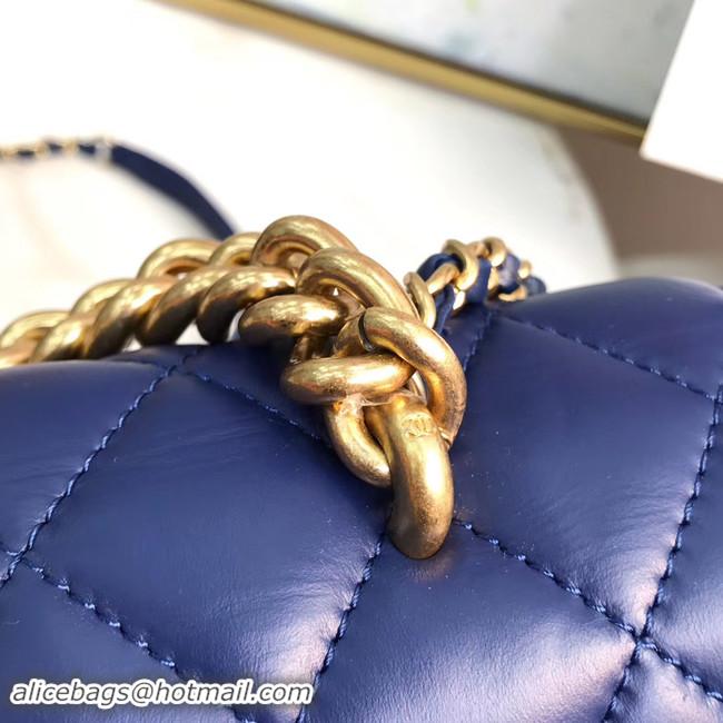 Low Price Chanel Small flap bag AS0785 Blue