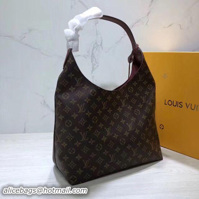 ​Promotional Louis Vuitton Monogram Canvas Flower Hobo Original Leather Bag M43547 Caramel