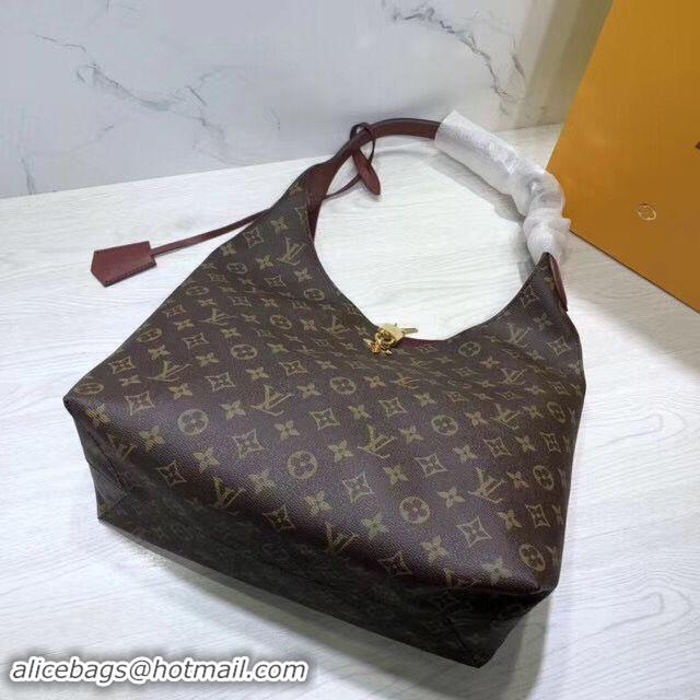 ​Promotional Louis Vuitton Monogram Canvas Flower Hobo Original Leather Bag M43547 Caramel