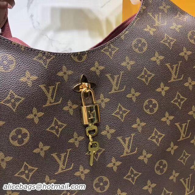 ​Promotional Louis Vuitton Monogram Canvas Flower Hobo Original Leather Bag M43547 Caramel