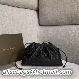 Trendy Design Bottega Veneta Sheepskin Weaving Original Leather BV3693 Black