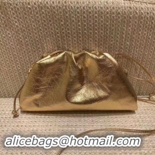 Discount Bottega Veneta Sheepskin Weaving Original Leather BV3693 Gold