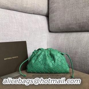 Best Grade Bottega Veneta Sheepskin Weaving Original Leather BV3693 Green