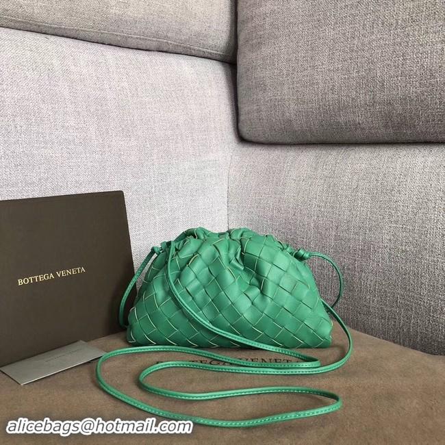 Best Grade Bottega Veneta Sheepskin Weaving Original Leather BV3693 Green