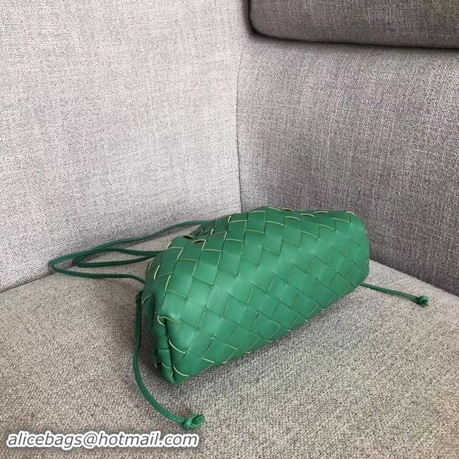 Best Grade Bottega Veneta Sheepskin Weaving Original Leather BV3693 Green