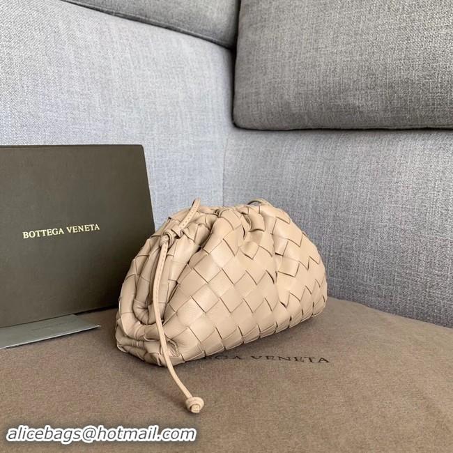 Luxury Bottega Veneta Sheepskin Weaving Original Leather BV3693 Off White