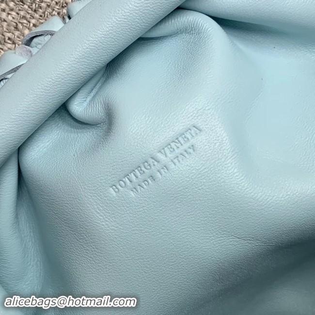 Classic Hot Bottega Veneta Sheepskin Weaving Original Leather BV3693 Sky Blue