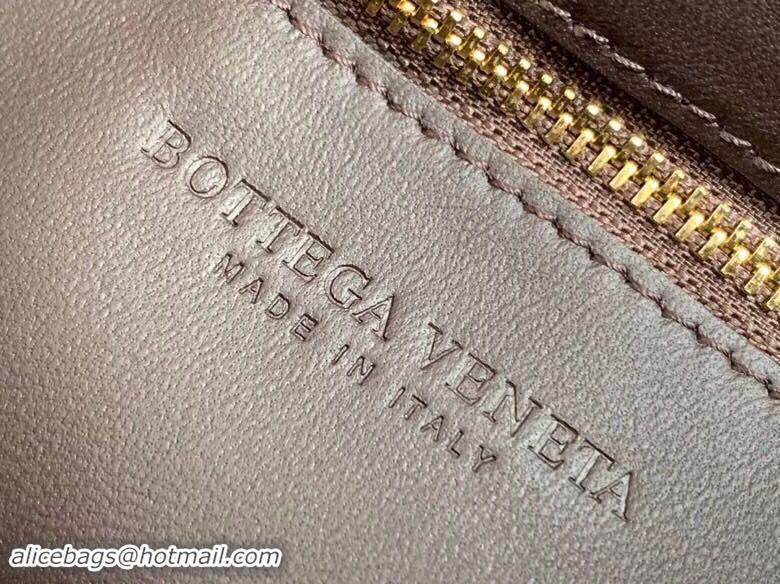 Low Price Bottega Veneta Sheepskin Weaving Original Leather BV3996 Brown