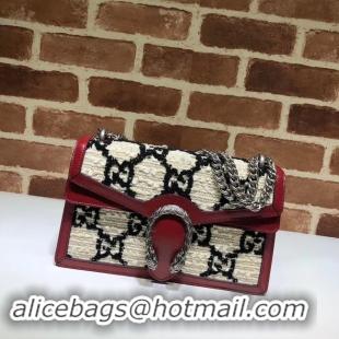 Wholesale Gucci Dionysus GG Original tweed Shoulder Bag 400249 white