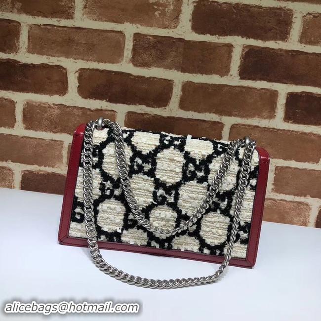 Wholesale Gucci Dionysus GG Original tweed Shoulder Bag 400249 white