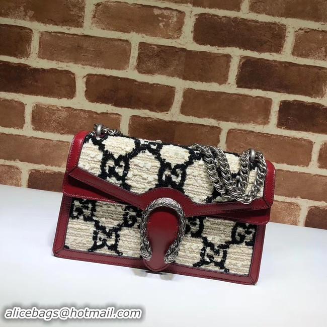 Wholesale Gucci Dionysus GG Original tweed Shoulder Bag 400249 white