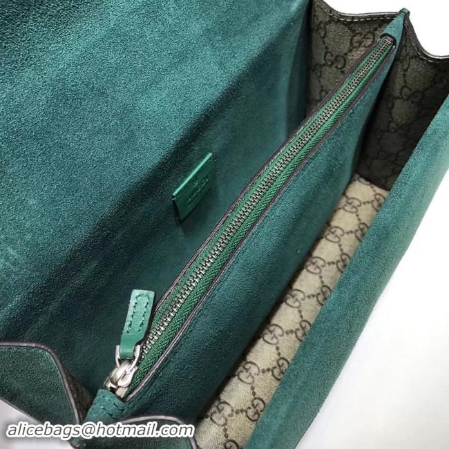 New Design Gucci Dionysus Canvas Shoulder Bag B400249 green