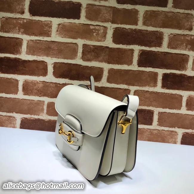 Fashion Specials Gucci 1955 leather shoulder bag 602204 white