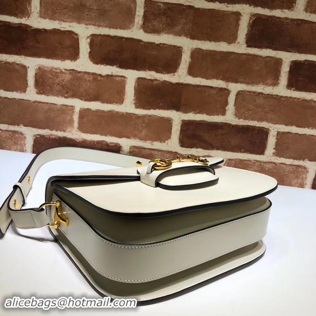 Fashion Specials Gucci 1955 leather shoulder bag 602204 white