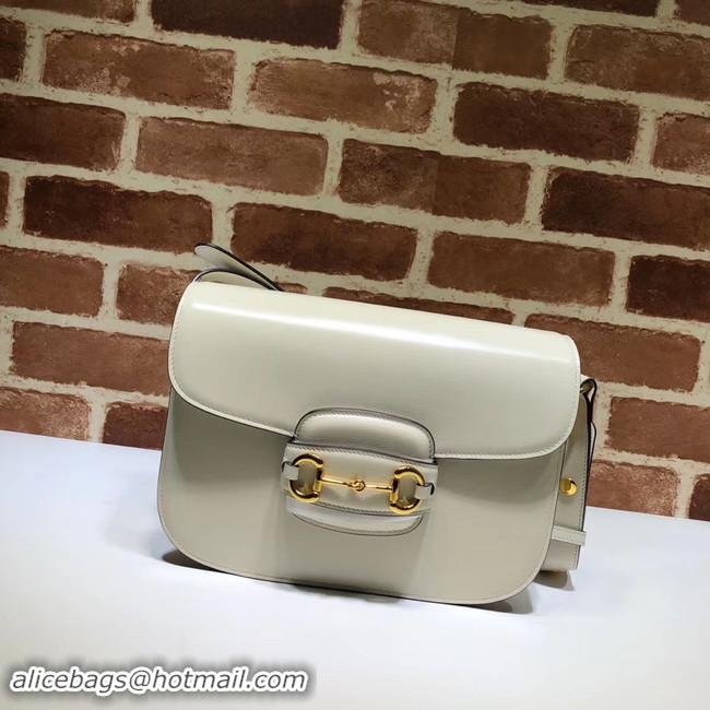 Fashion Specials Gucci 1955 leather shoulder bag 602204 white