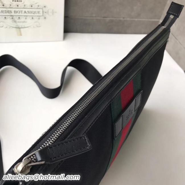 Chic Reproduction Gucci GG Supreme canvas shoulder bag 523335 black