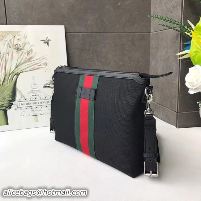 Chic Reproduction Gucci GG Supreme canvas shoulder bag 523335 black