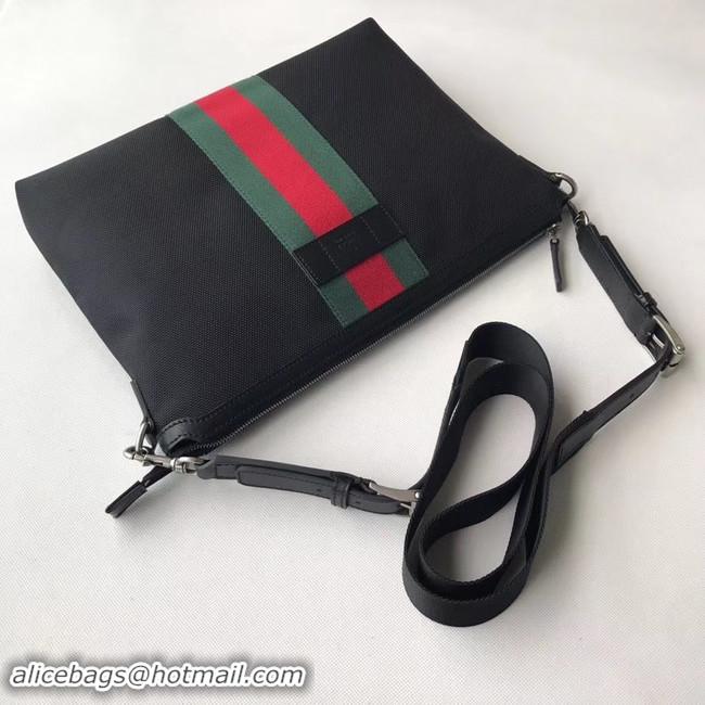 Chic Reproduction Gucci GG Supreme canvas shoulder bag 523335 black