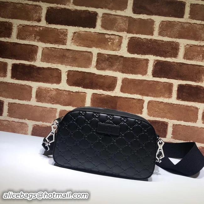 Cheapest Gucci GG Original Leather Messenger Bag 574886 black