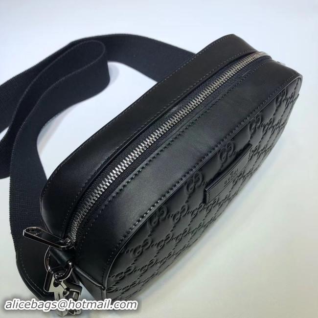 Cheapest Gucci GG Original Leather Messenger Bag 574886 black